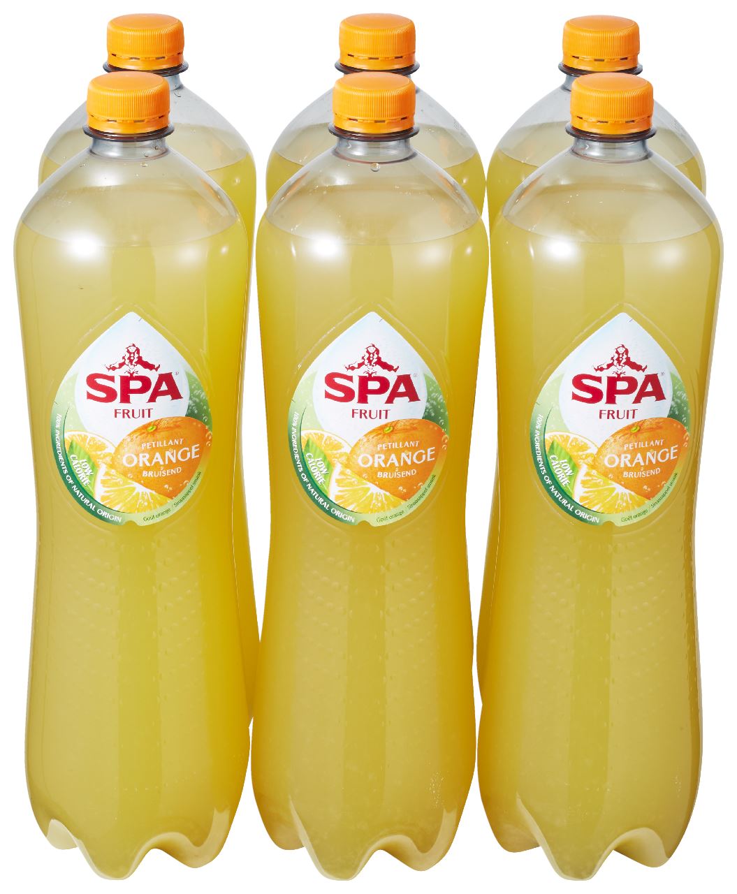 SPA Fruit Bruisende Fruitige Frisdrank Orange 6 x 1,25 l