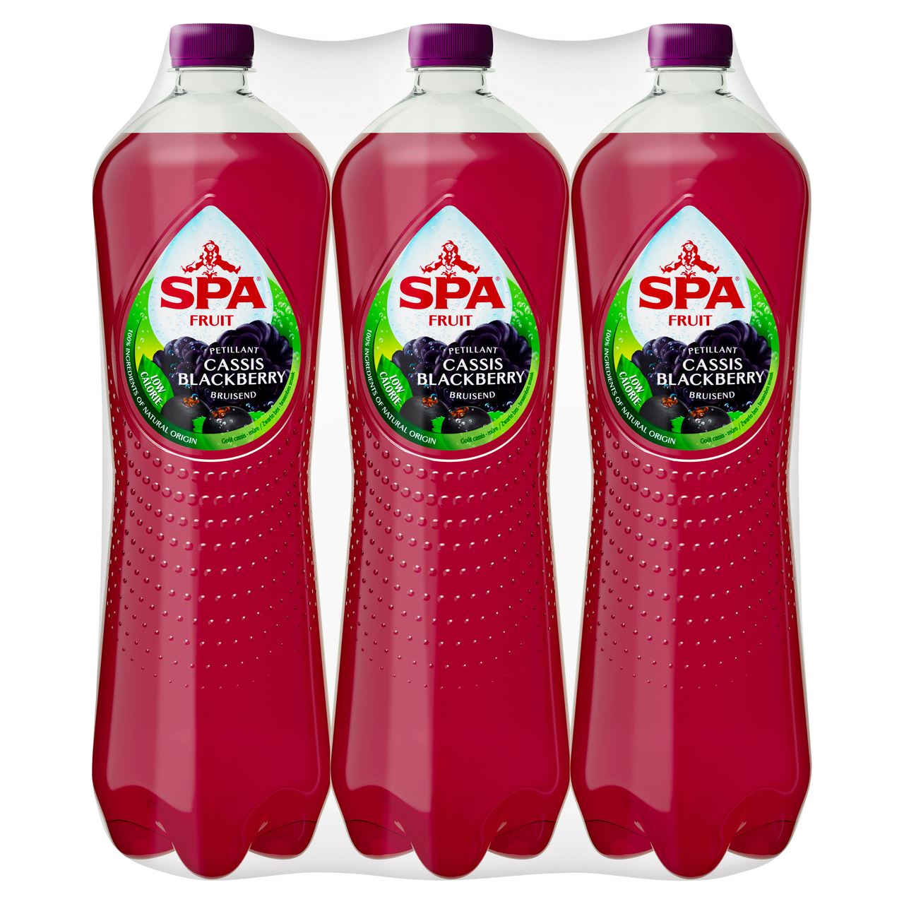 SPA Fruit Bruisende Fruitige Frisdrank Cassis Blackberry 6 x 1,25 l