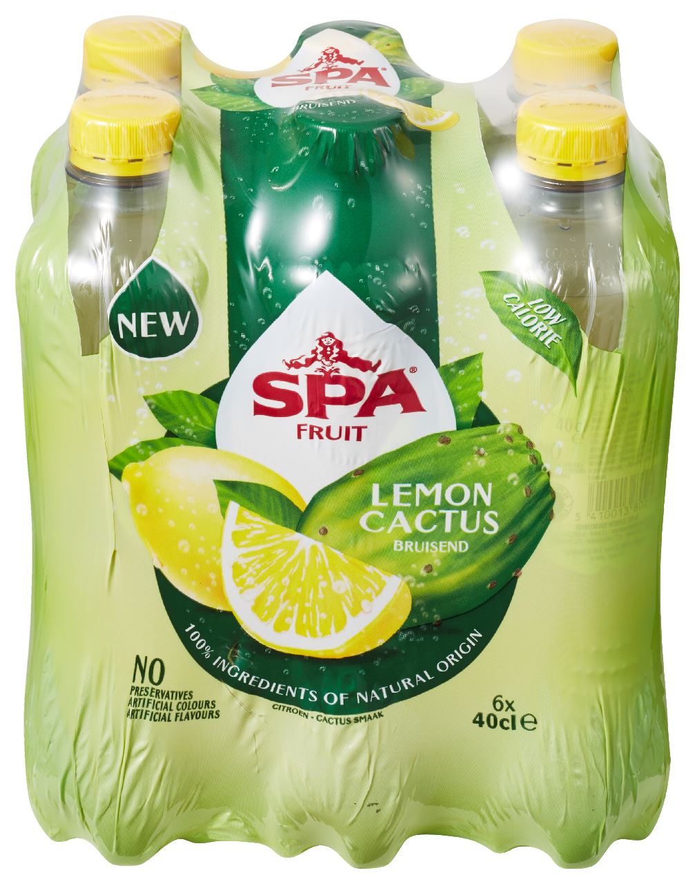 SPA Fruit Bruisende Fruitige Frisdrank Lemon Cactus 6 x 40 cl