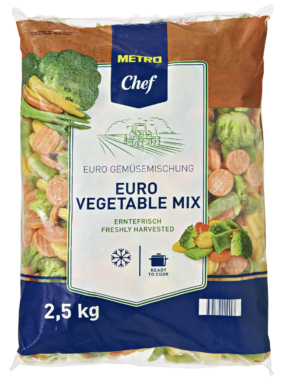 METRO Chef Groente euro mix 2,5 kg
