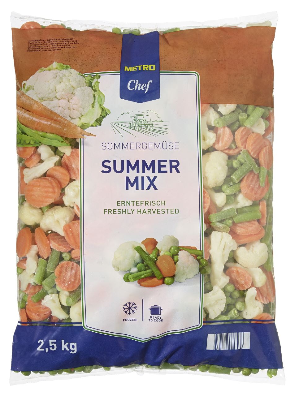 METRO Chef Zomergroenten 4 x 2,5 kg