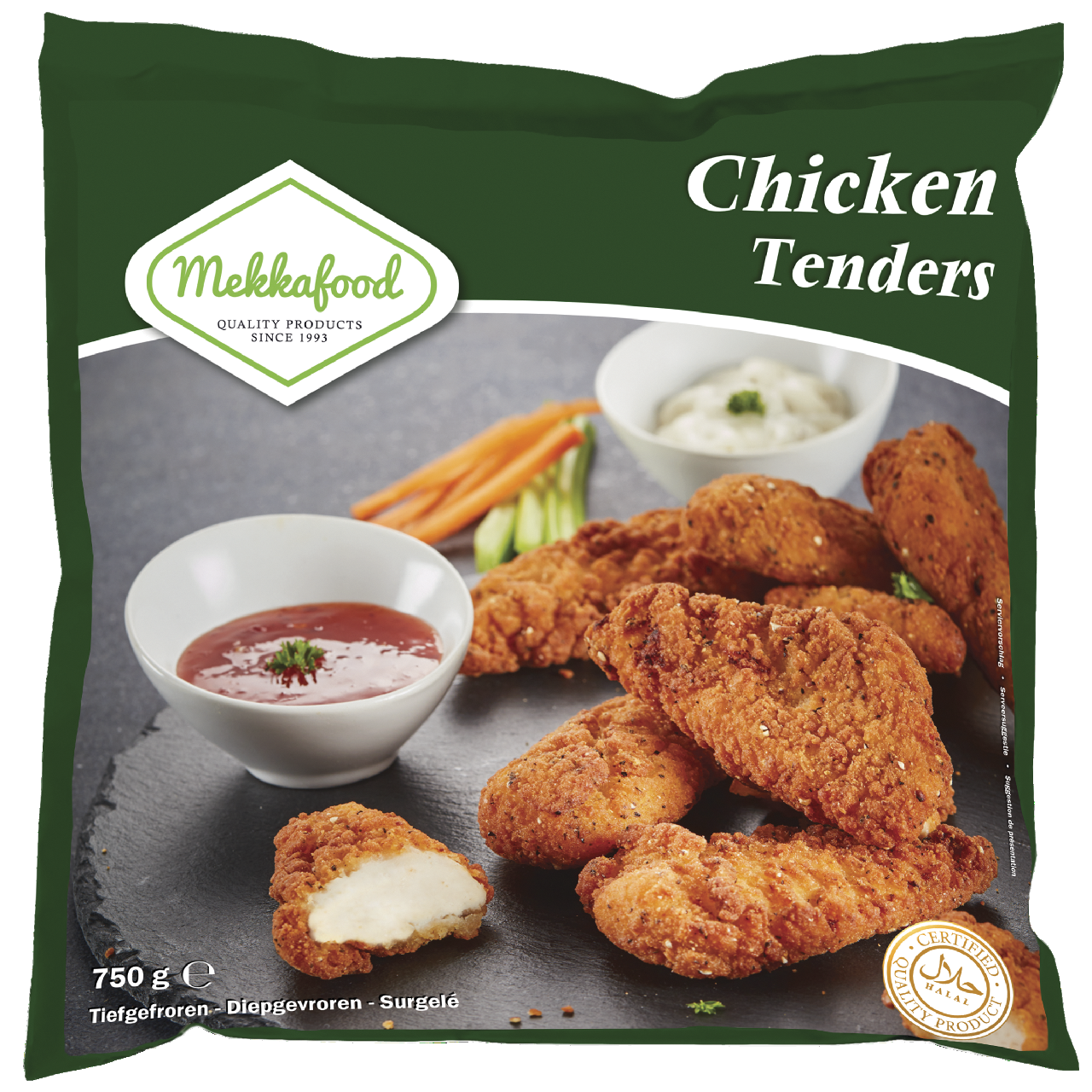 Mekkafood Chicken Tenders Halal 750 g