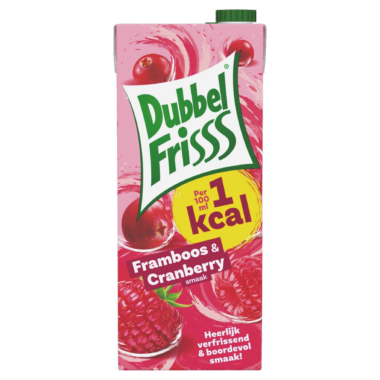 DubbelFrisss 1kcal Framboos Cranberry 1,5 l
