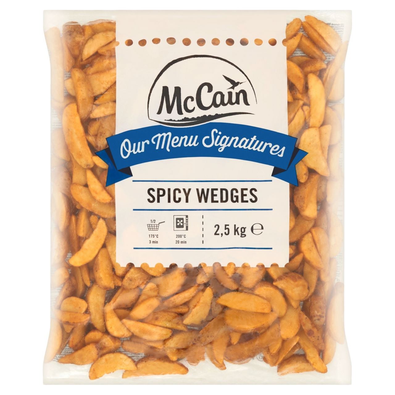 McCain Spicy Wedges 5 x 2,5 kg