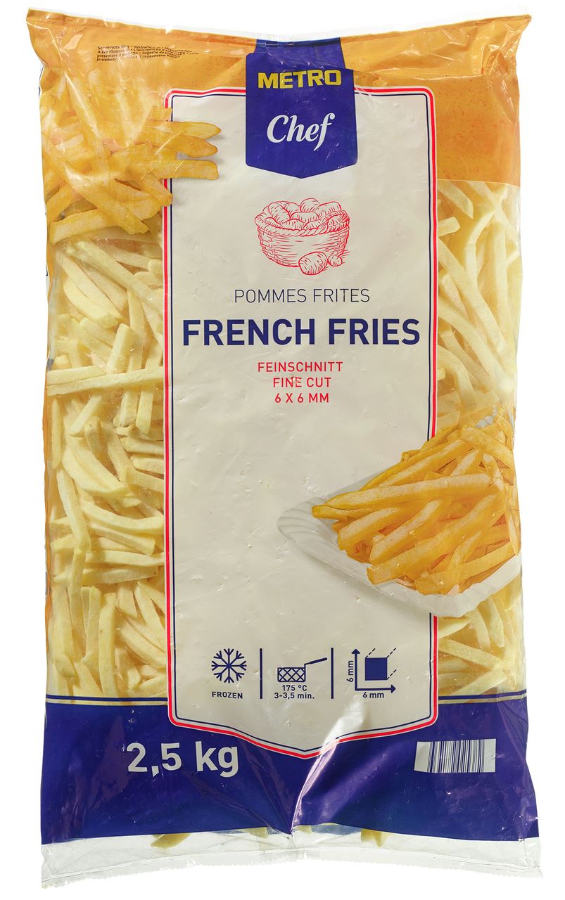 METRO Chef Frites 6 x 6 mm 2,5 kg