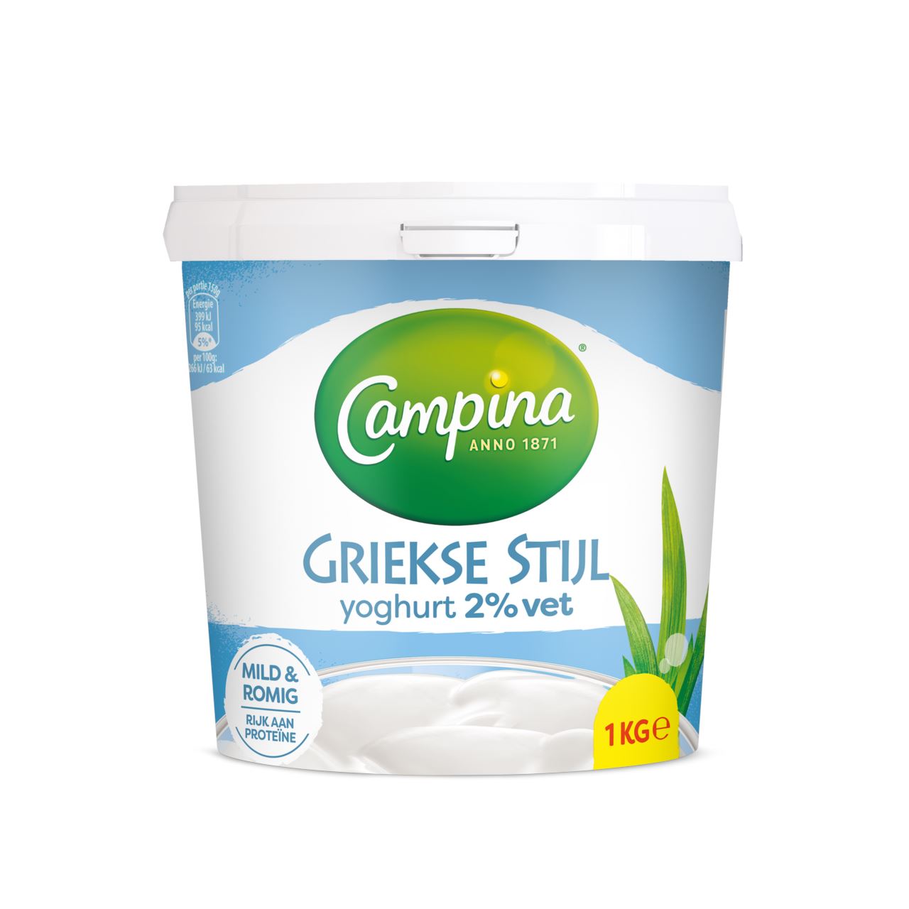 Campina Griekse Stijl Yoghurt 2% vet 1 kg