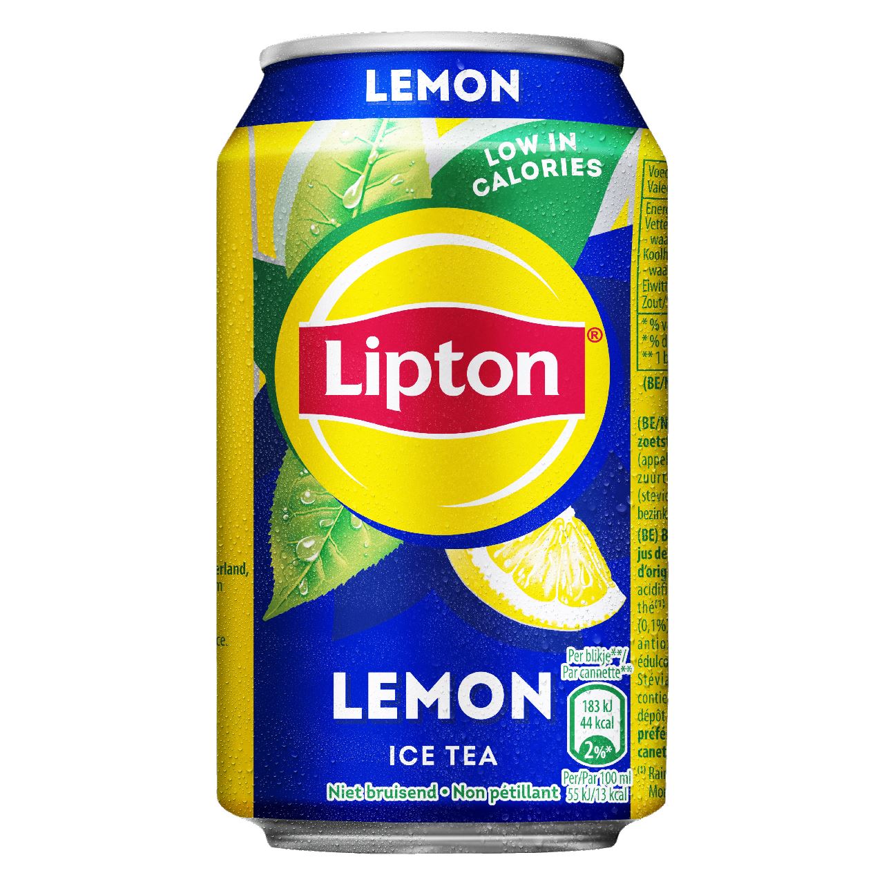 Lipton Ice tea Lemon no bubbles blik 24 x 33 cl