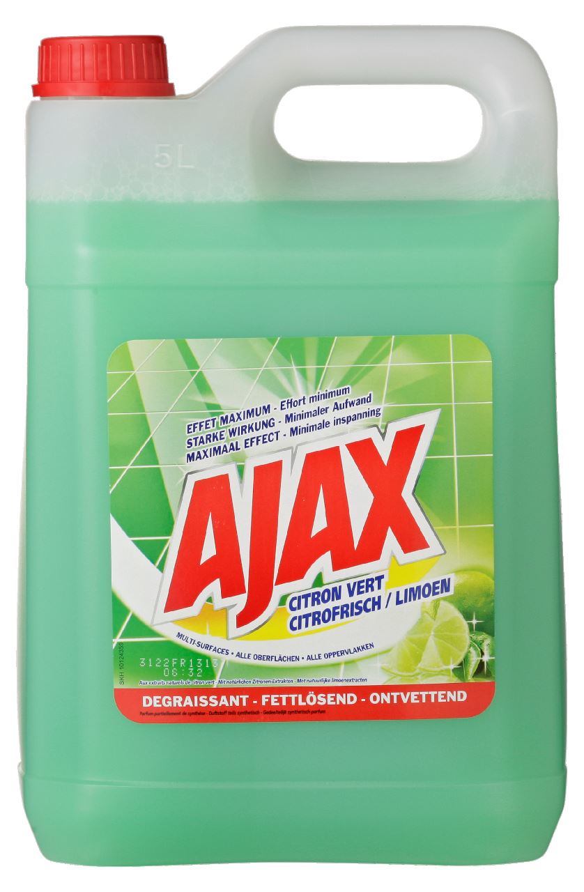 AJAX Allesreiniger Limoen fles 2 x 5 liter