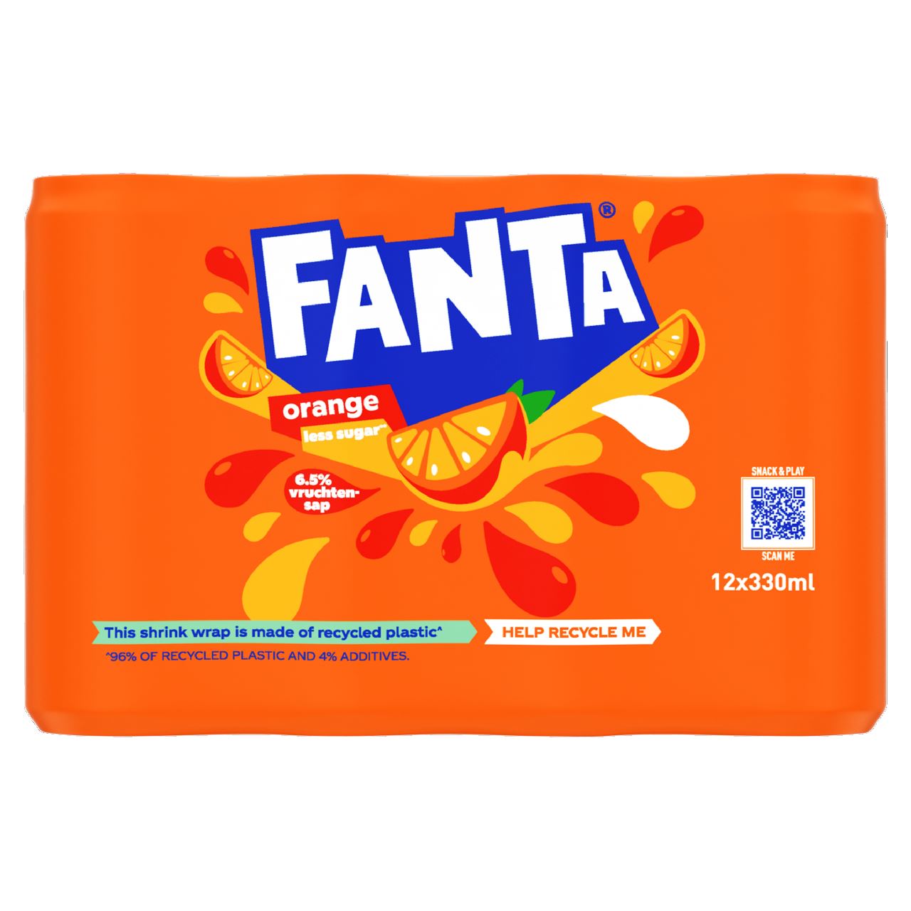 Fanta Orange Blik 24 x 33 cl