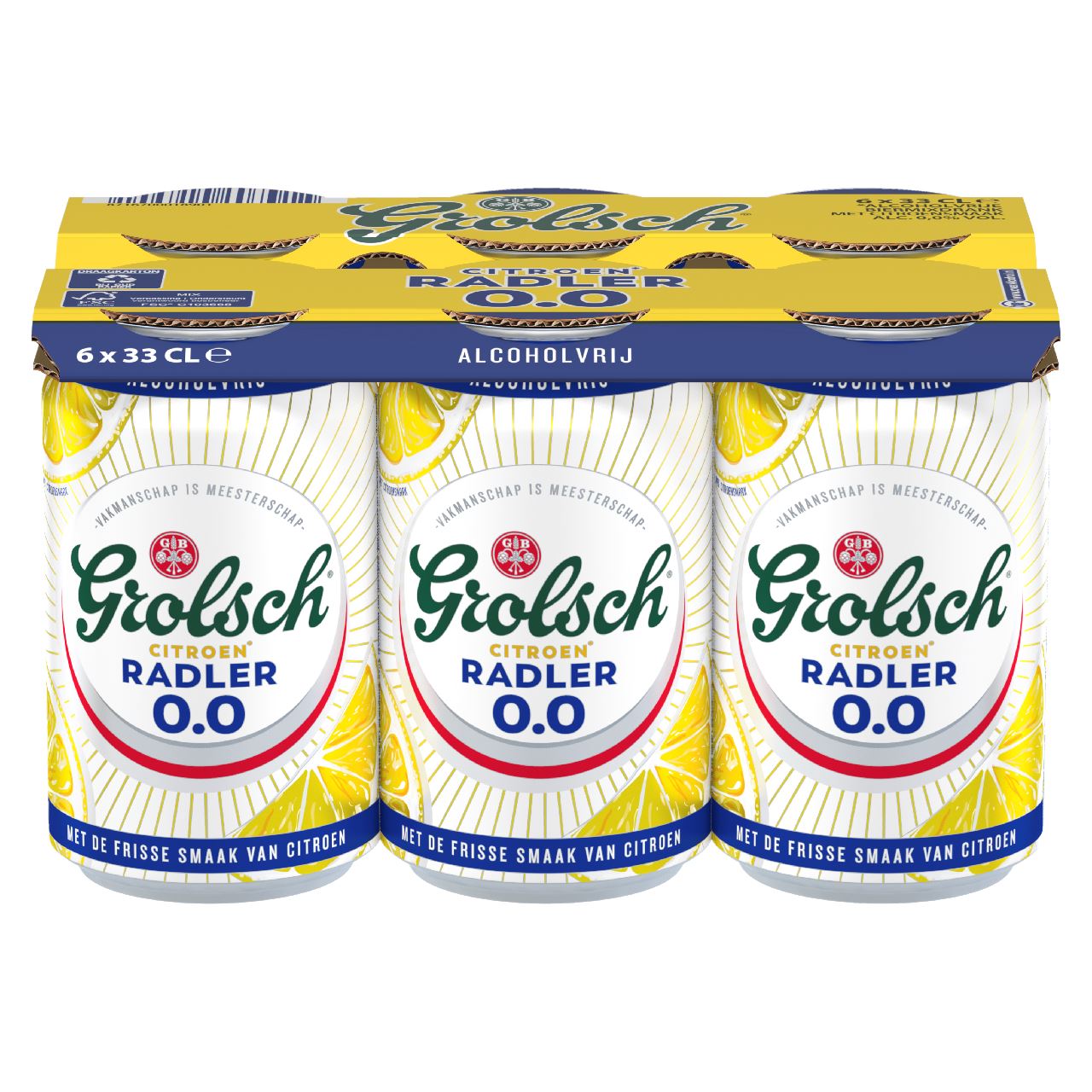 Grolsch 0.0% Radler Citroen 6 x 33 cl blik