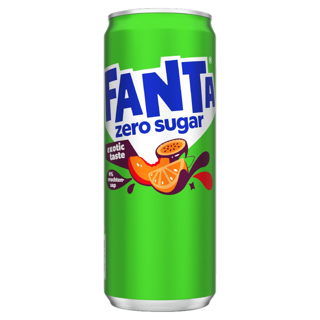 Fanta Exotic No Sugar blik 24 x 33 cl