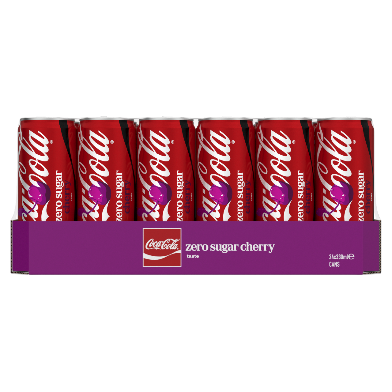 Coca-Cola FLAVORS Zero Cherry blik 24 x 33 cl