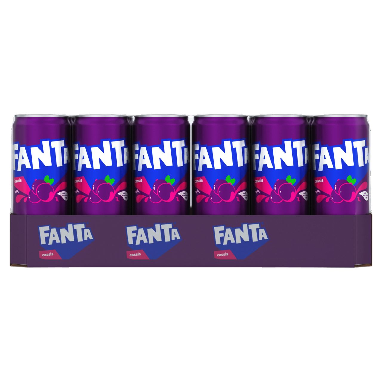 Fanta Cassis blik 24 x 33 cl