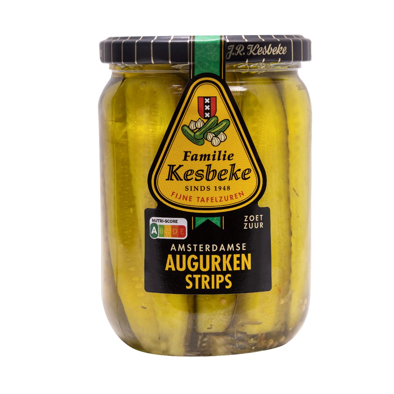 Kesbeke Augurken strips 6 x 550 ml