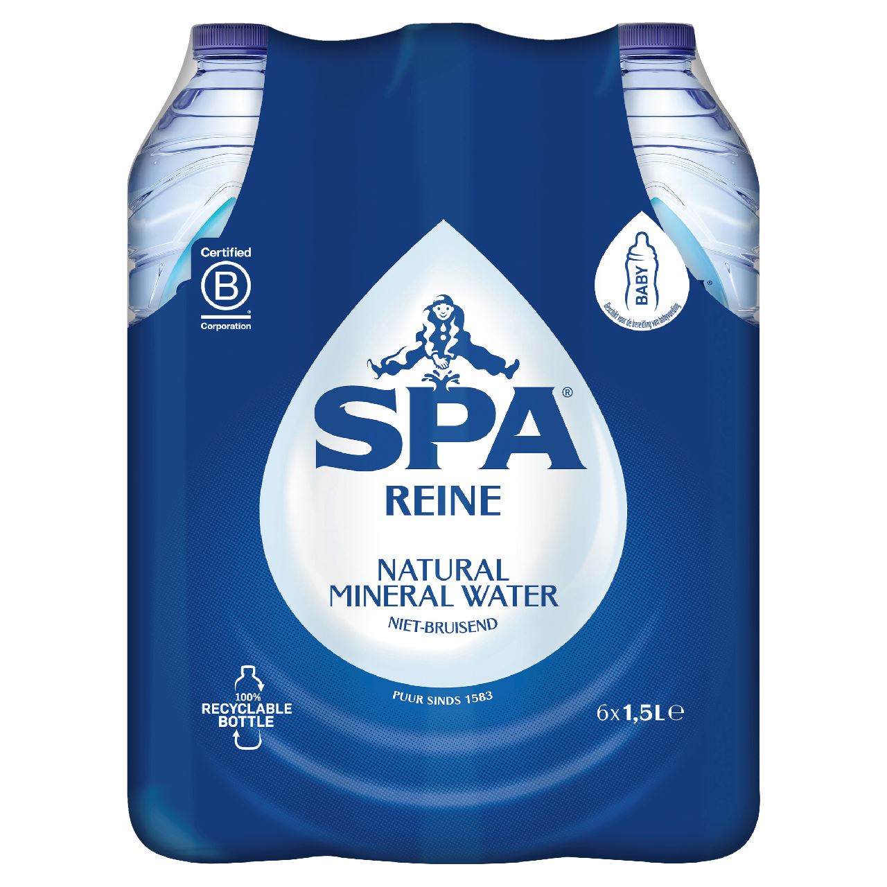 SPA Reine koolzuurvrij 6 x 1,5 l