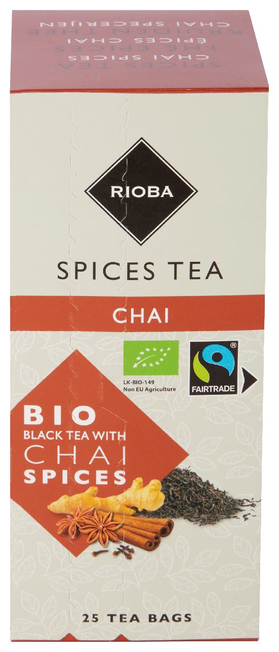 RIOBA Bio Black tea chai 25 st 38 g