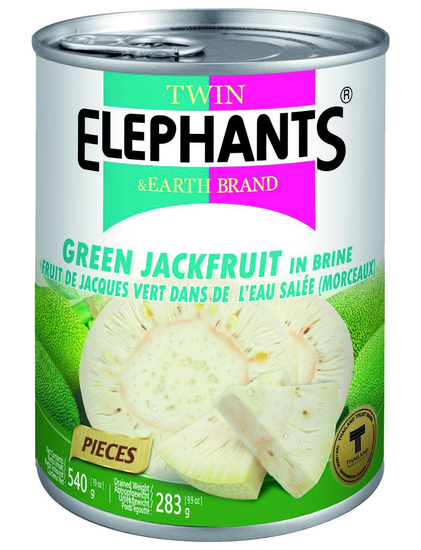 Twin Elephants Chao Jackfruit stukjes Blik 24 x 540G