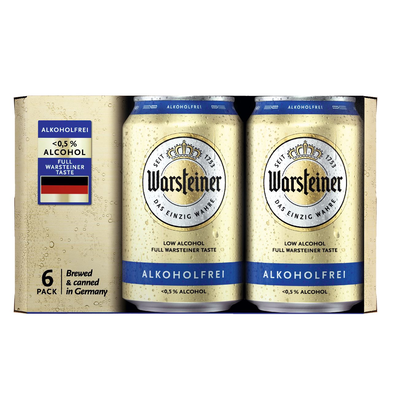 Warsteiner Alcoholvrij blik 24 x 33 cl
