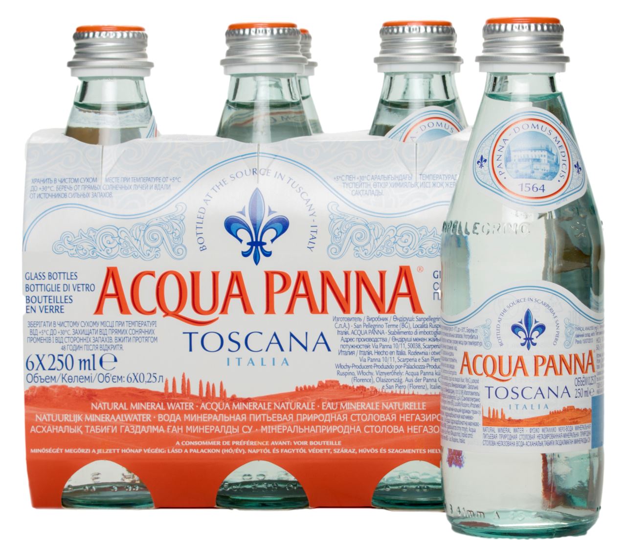 ACQUA PANNA glas 6 x 25 cl