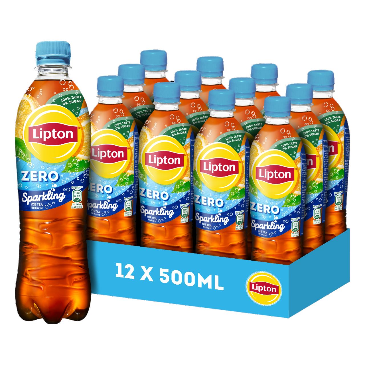 Lipton Ice Tea Sparkling Zero 12 x 50 cl