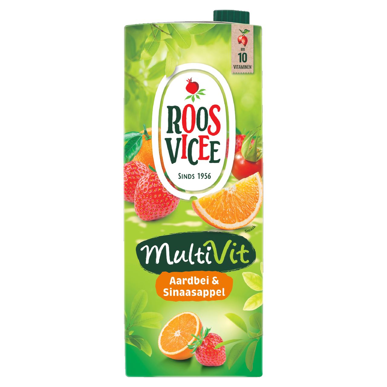 Roosvicee Aardbei & sinaasappel pak 1,5 l