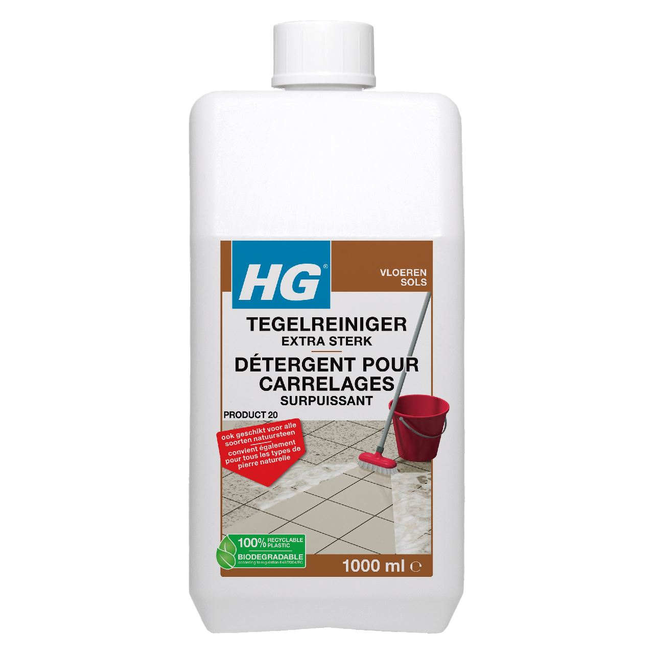 HG Tegelreiniger Extra sterk 6 x 1 l