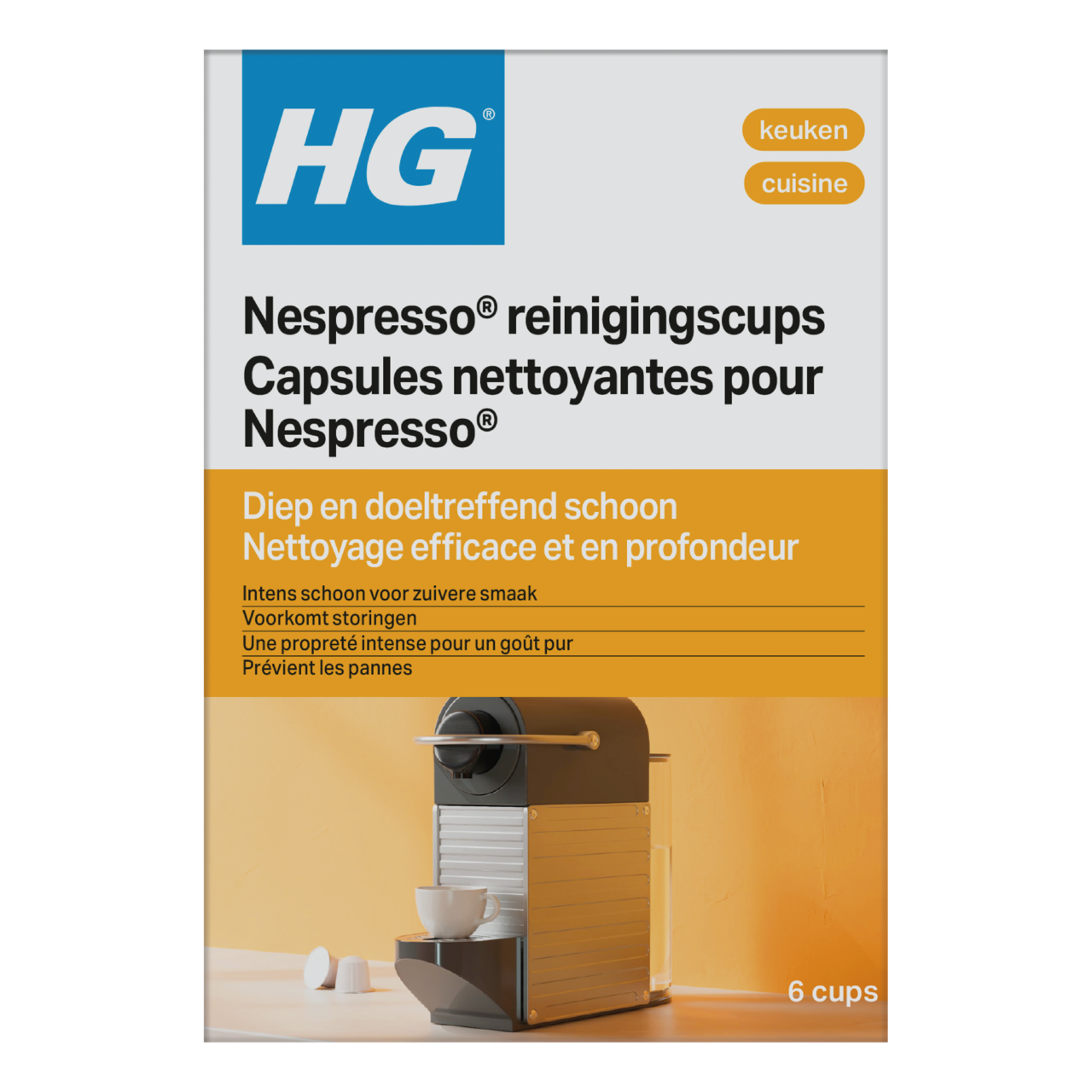 HG Nespresso Reinigingscups 18 g
