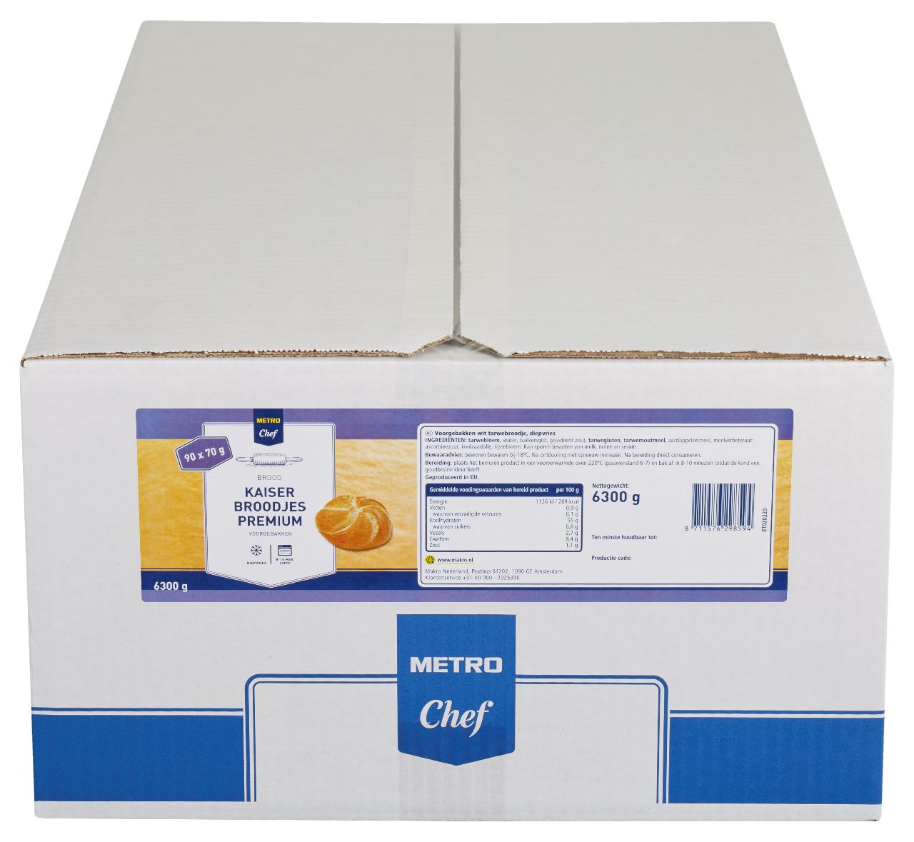 METRO Chef Kaiserbroodjes 90 x 70 g