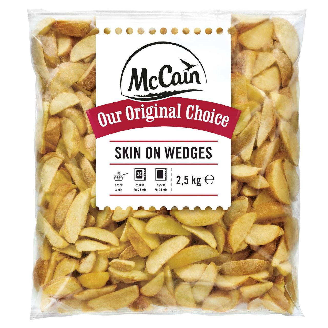 McCain Skin On Wedges 5 x 2,5 kg