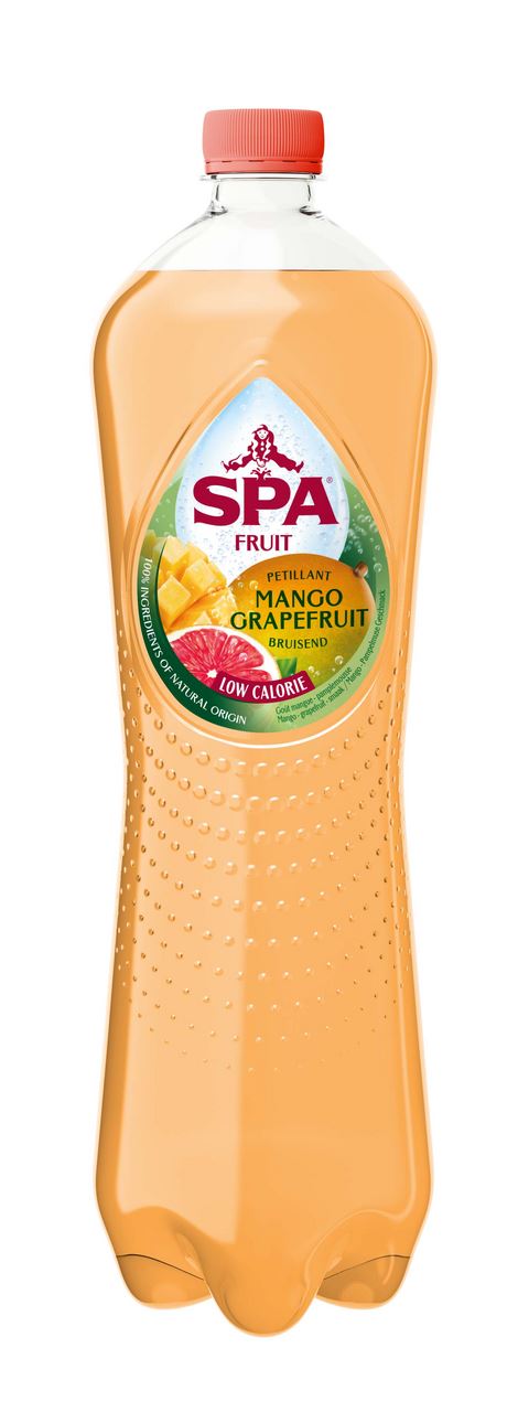 SPA Fruit Bruisende Fruitige Frisdrank Mango Grapefruit 6 x 1,25 l