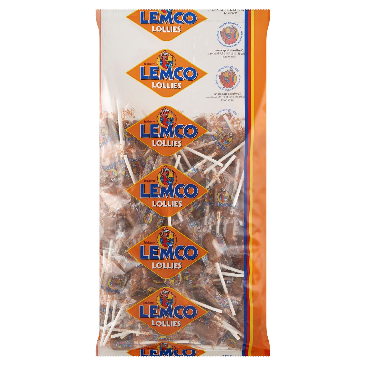 LEMCO LOLLIES Salmiak Lollies 150 stuks 1,5 kg