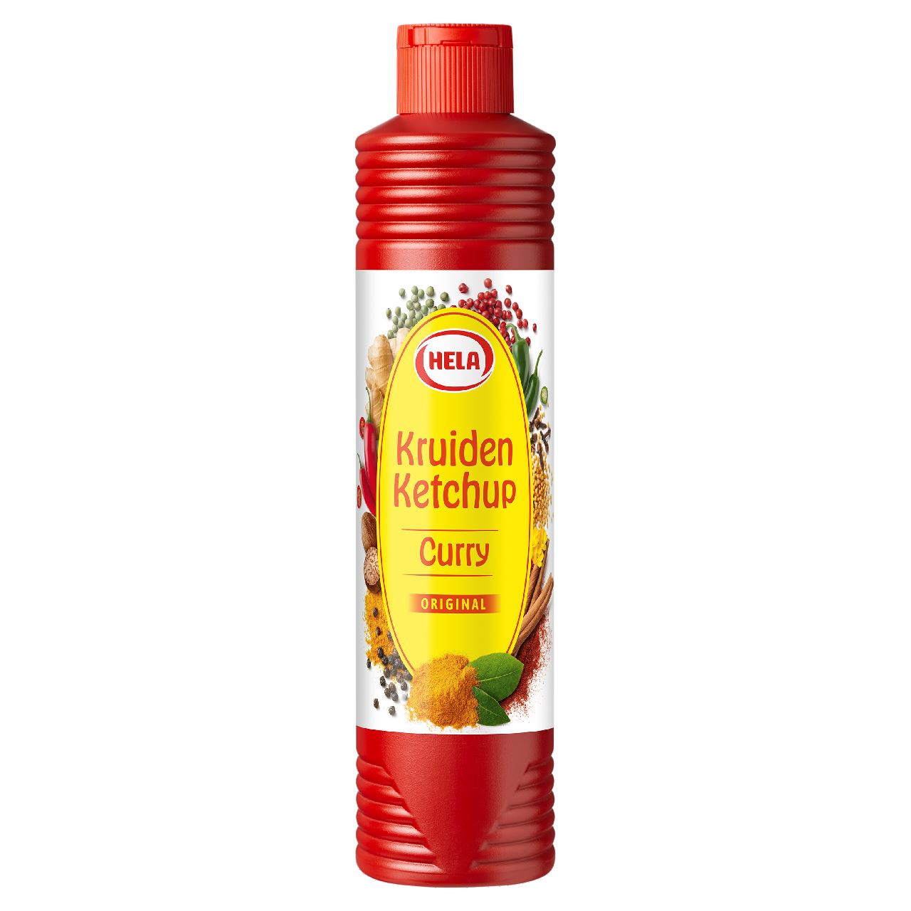 Hela Kruiden Ketchup Curry Original 800 ml