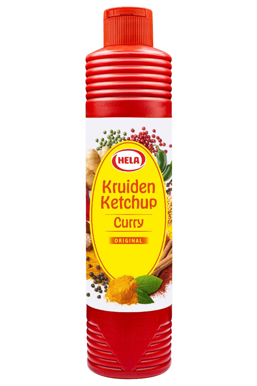 Hela Kruiden Ketchup Curry Original 12 x 800 ml