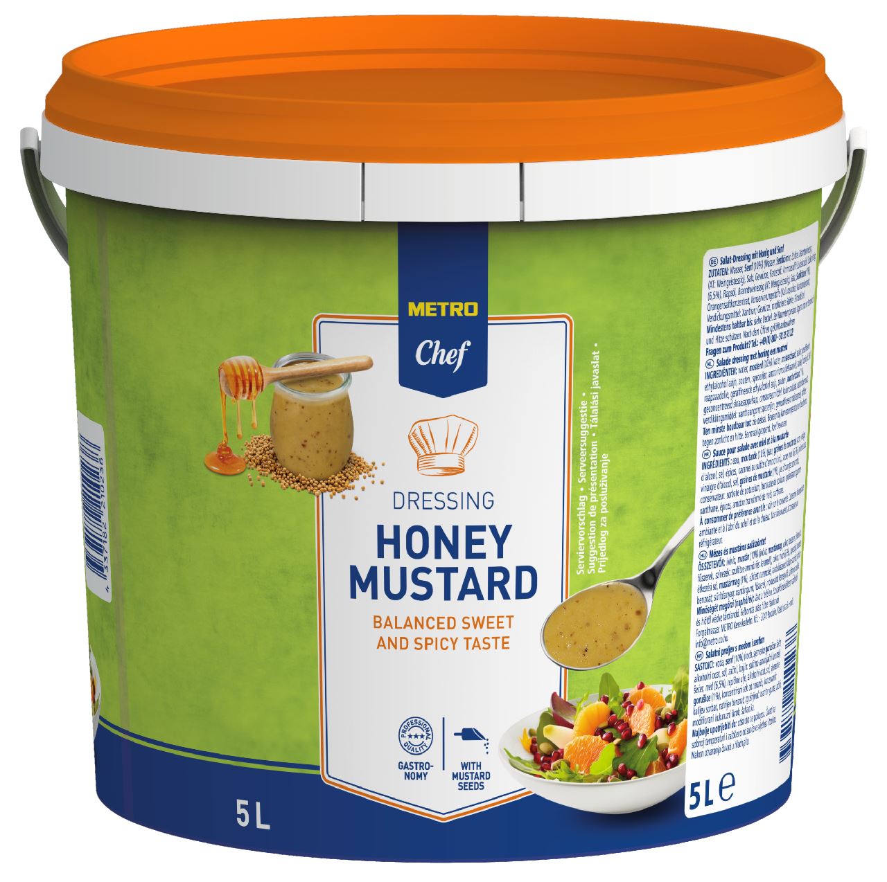 METRO Chef Dressing Honing Mosterd 5 l