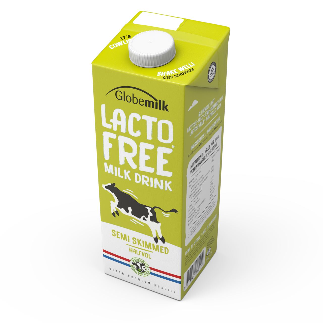 Globemilk Lactosevrij Halfvol 1 l
