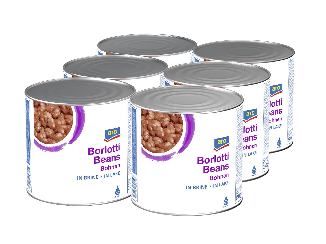 aro Borlotti bonen 6 x 2,5 kg