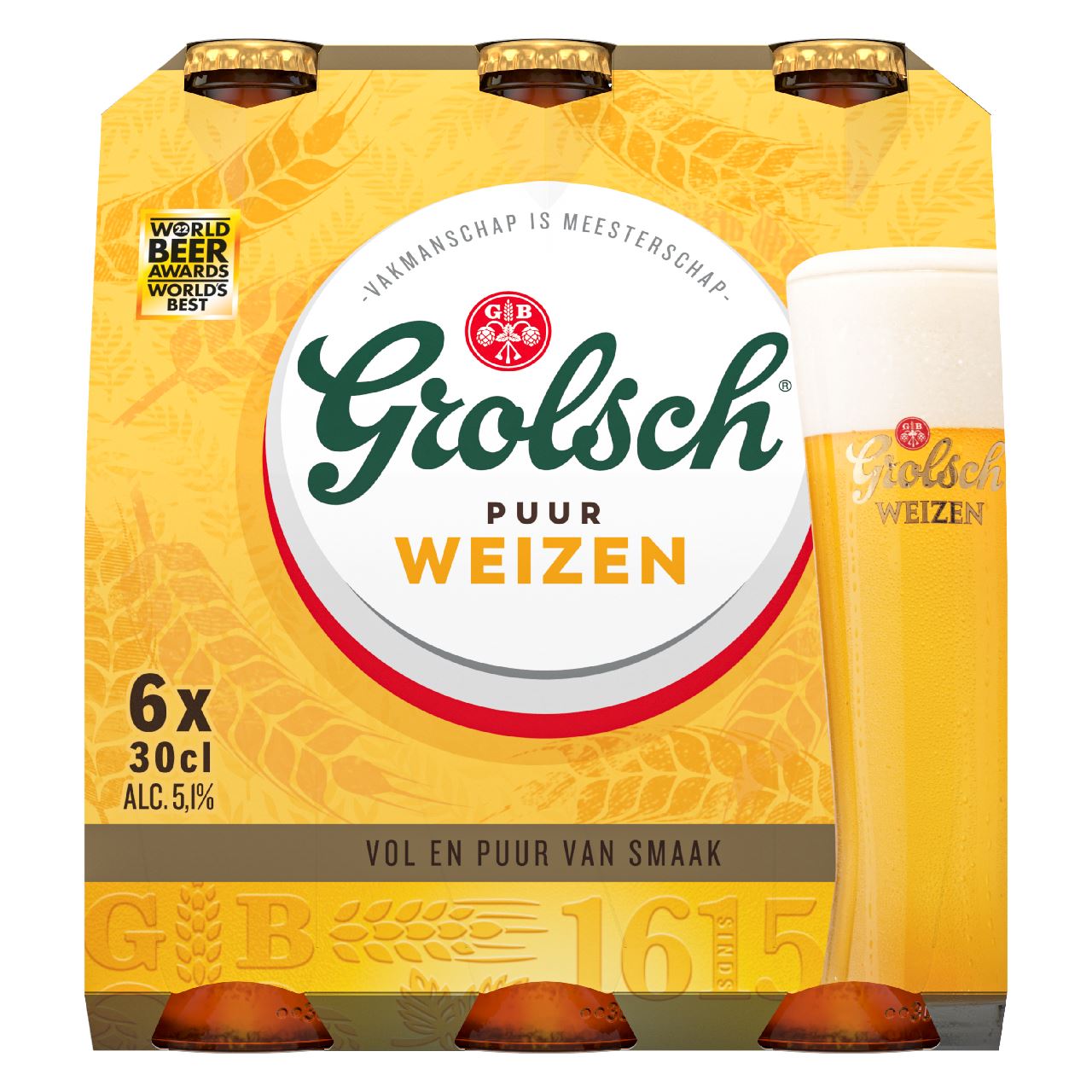 Grolsch Weizen fles 6 x 30 cl