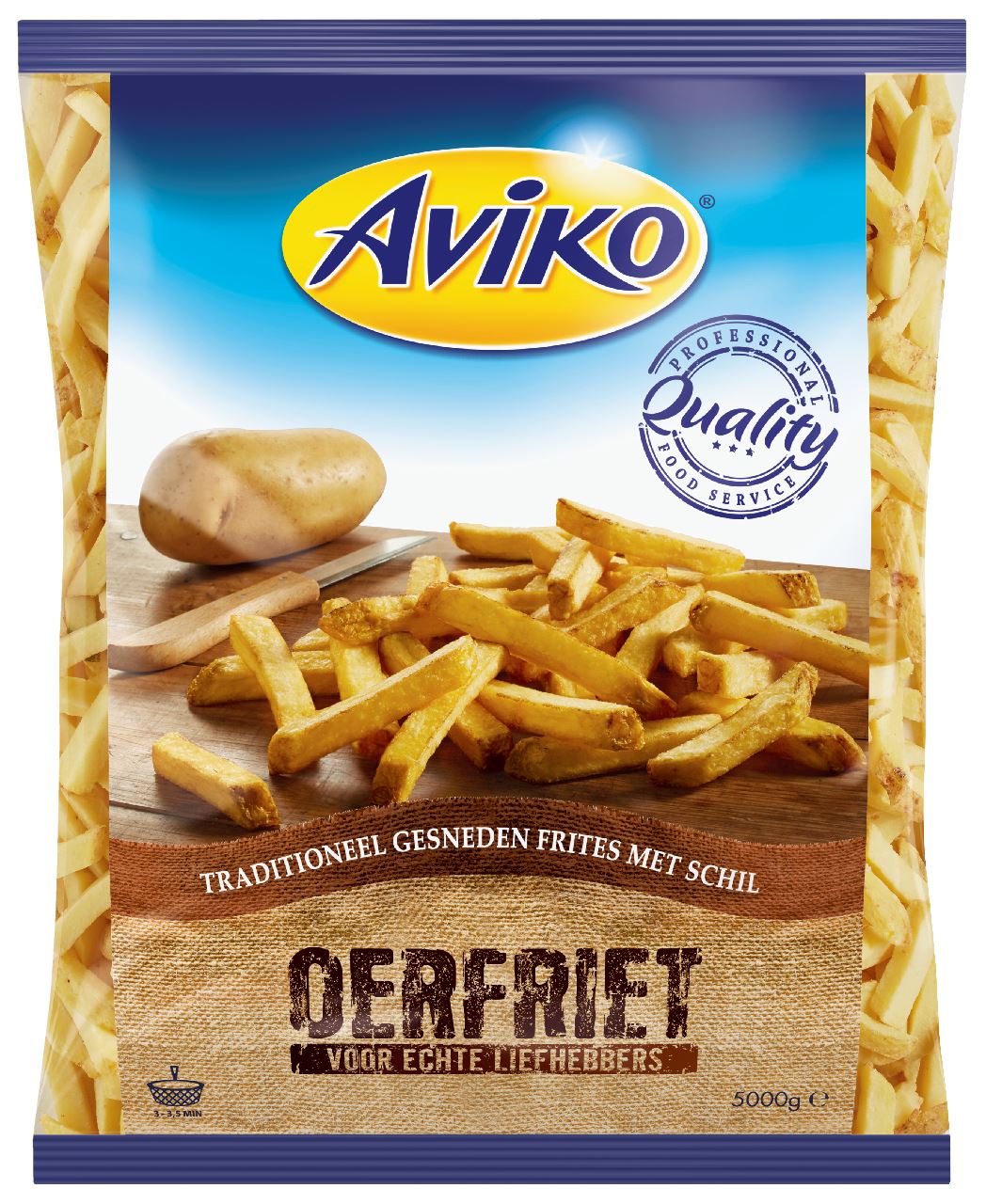 Aviko Oerfriet met schil 11mm 2 x 5 kg