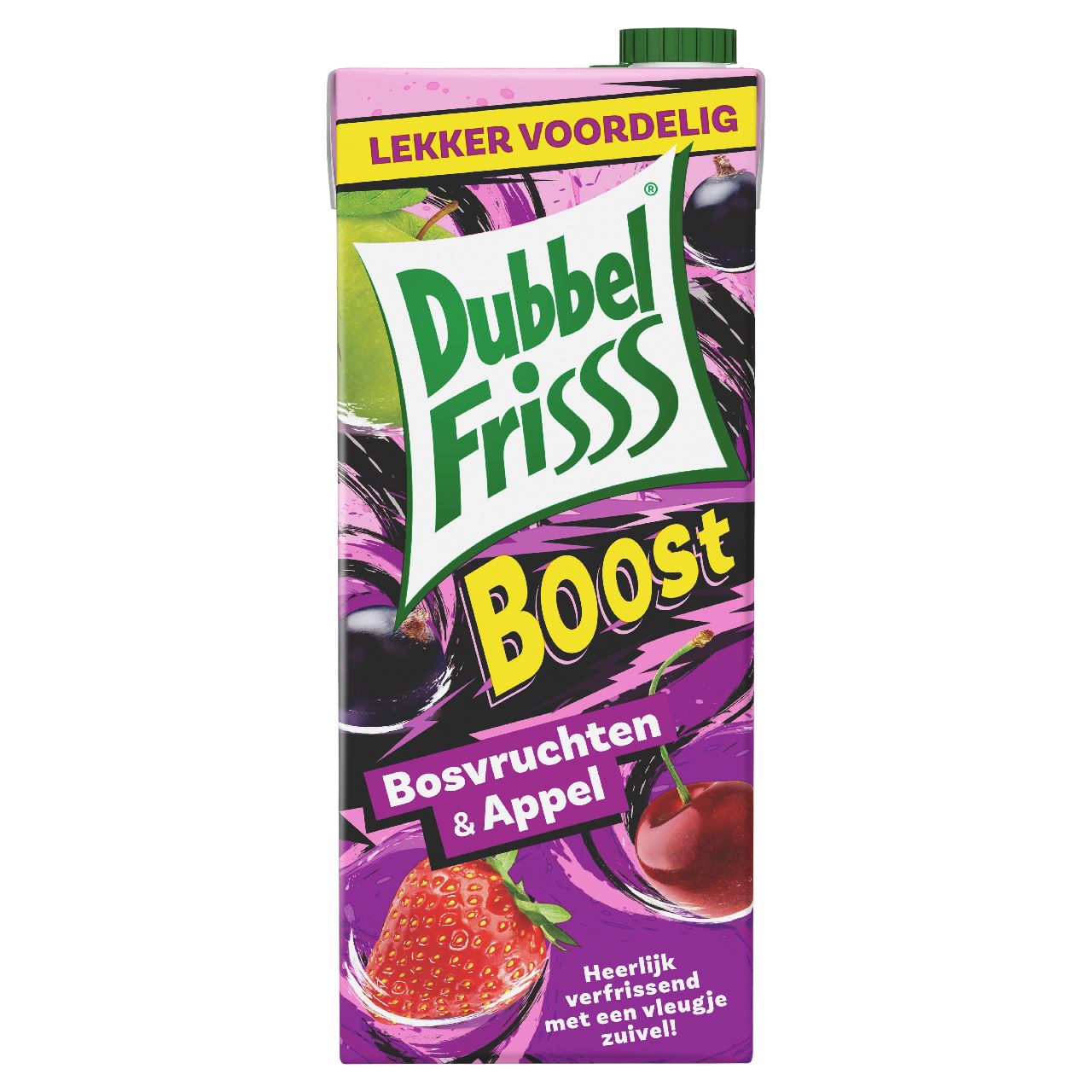 DubbelFrisss Boost Bosvruchten & Appel 1,5 l