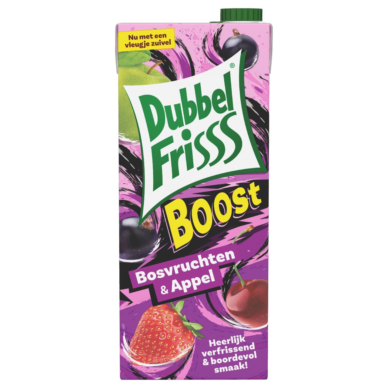 DubbelFrisss Boost Bosvruchten & Appel 8 x 1,5 l
