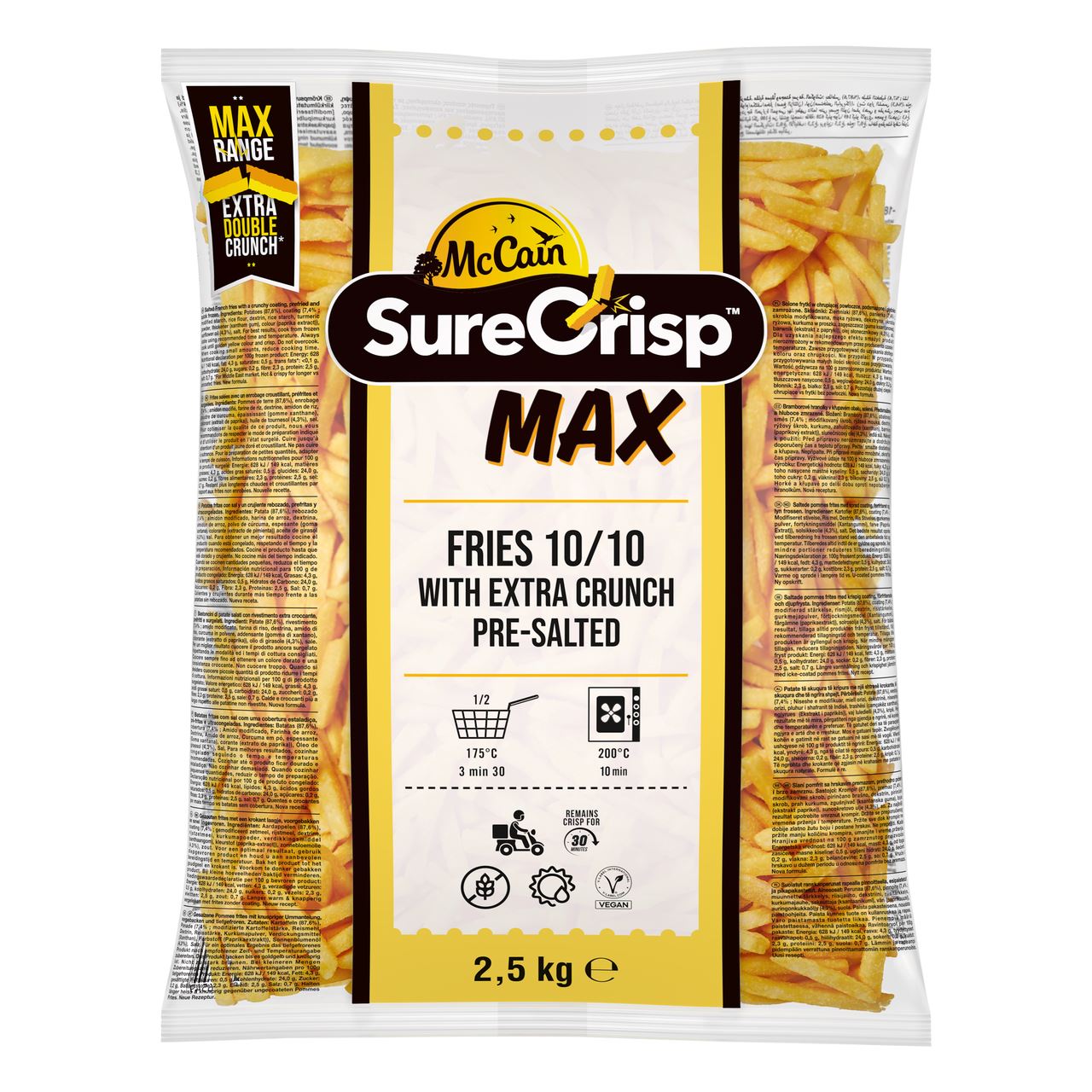 McCain SureCrisp Max 10 mm 2,5 kg