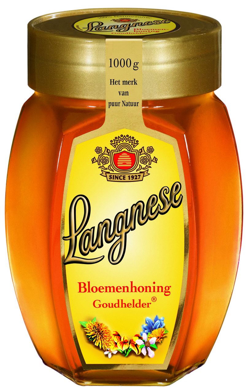 Langnese Goudhelder Honing Bloemen 6 x 1 kg