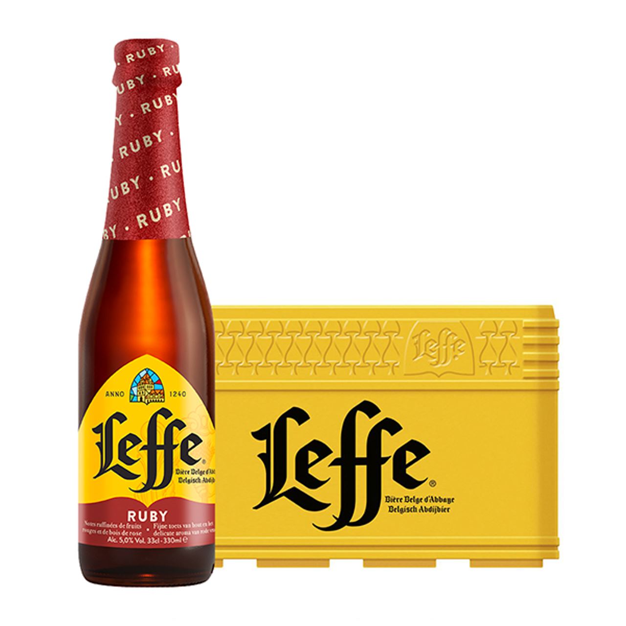 Leffe Ruby fles 24 x 30 cl 5%