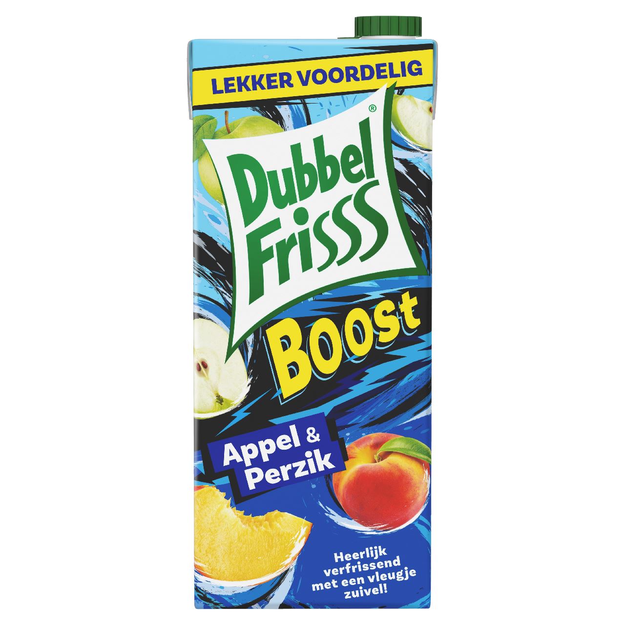 DubbelFrisss Appel & Perzik pak 1,5 l
