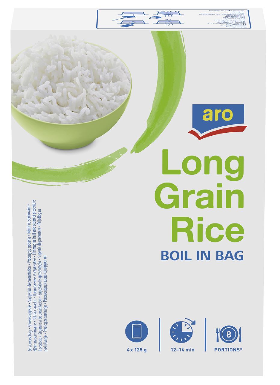 aro Langkorrel Rijst 4 x 125 g