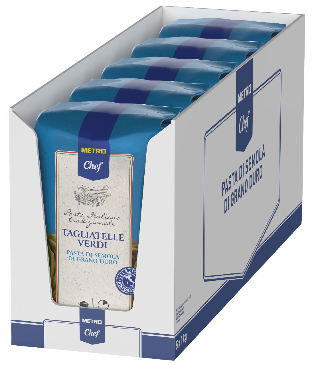 METRO Chef Tagliatelle Verde 5 x 1 kg
