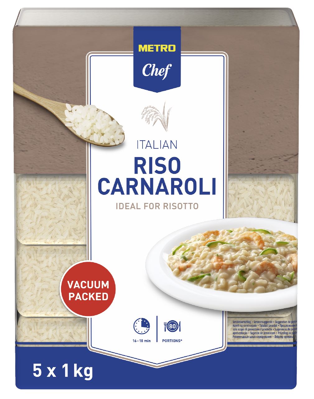 METRO Chef Carnaroli Rijst 5 x 1 kg 5 kg
