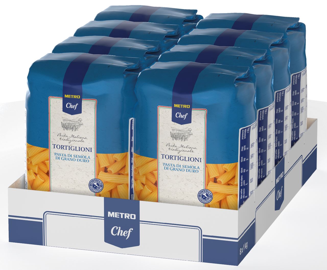METRO Chef Tortiglioni 8 x 1 kg