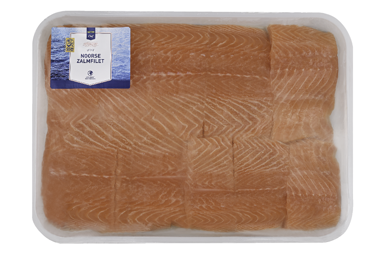 METRO Chef Zalmfilet Porties 10 x 200 g zonder vel