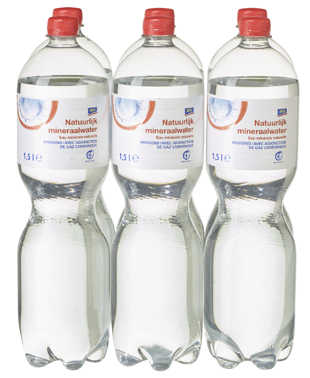 aro Water Koolzuurhoudend PET 6 x 1,5 l